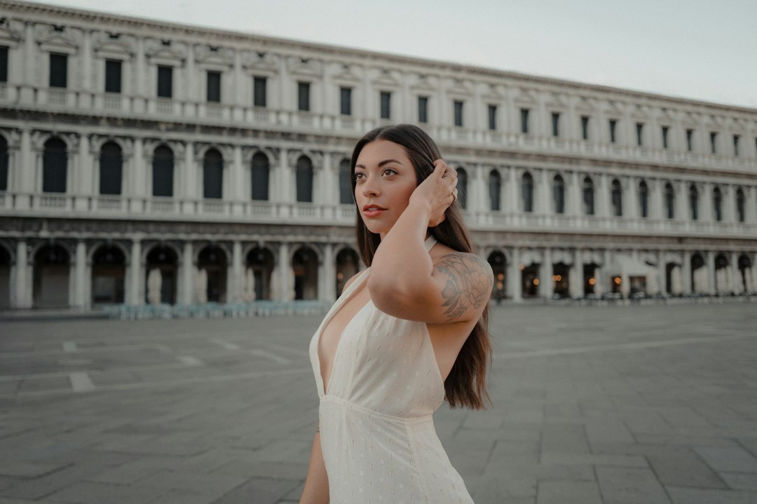 Portrait of Italian female sound engineer