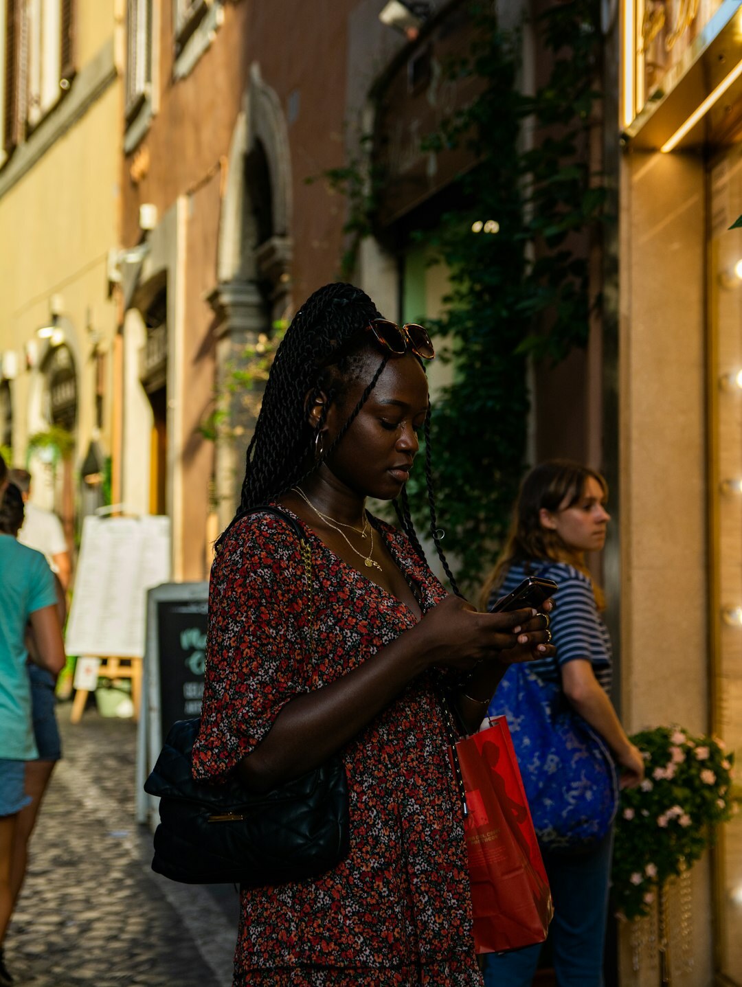 Portrait of Italian female lighting manager